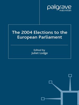 cover image of The 2004 Elections to the European Parliament